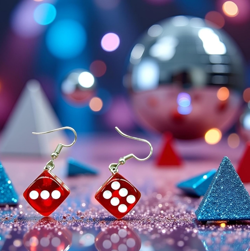Dice Earrings
